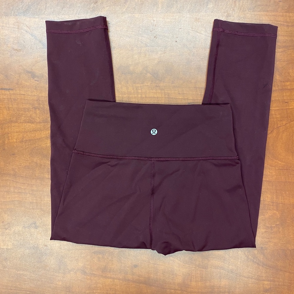 Lululemon Wunder Train Cassis 21” Cassis Style W6BF7S size 6